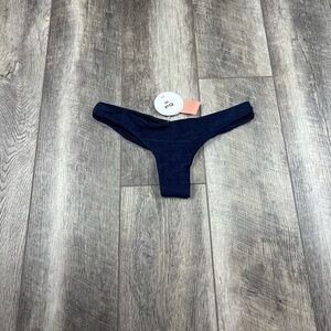 PQ Navy‎ Glitter Teeny Bikini Bottoms